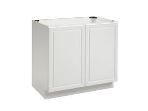 Ameriwood Keystone 36" 2 Door Sink Base Cabinet in White Ameriwood Keystone 36" 2 Door Sink Base Cabinet in White