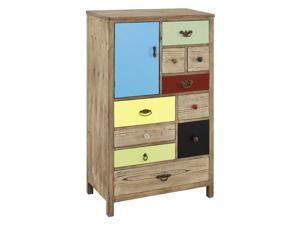 Powell Furniture Pamlico Cabinet in Natural Fir Powell Furniture Pamlico Cabinet in Natural Fir