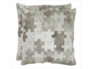 Safavieh Mason 22-inch Decorative Pillows in Grey (Set of 2) Safavieh Mason 22-inch Decorative Pillows in Grey (Set of 2)