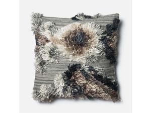 Loloi 1'10" x 1'10" Wool Down Pillow in Granite Loloi 1'10" x 1'10" Wool Down Pillow in Granite