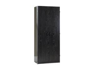 Sauder Storage Cabinet in Ebony Ash Sauder Storage Cabinet in Ebony Ash