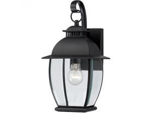 Quoizel Bain Small Wall Lantern in Mystic Black Quoizel Bain Small Wall Lantern in Mystic Black