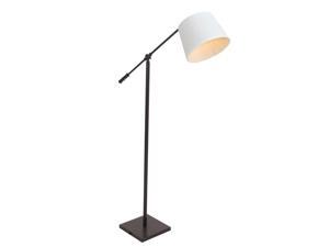 Lumisource Piper Floor Lamp in Antique Black and Cream Lumisource Piper Floor Lamp in Antique Black and Cream