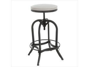 Trent Home 26" Gardner Swivel Bar Stool in Off-white Trent Home 26" Gardner Swivel Bar Stool in Off-white