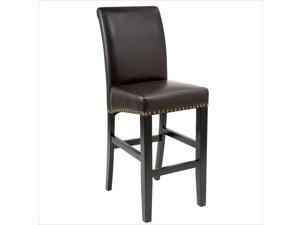 Trent Home 30" Miranda Bar Stool in Brown (Set of 2) Trent Home 30" Miranda Bar Stool in Brown (Set of 2)
