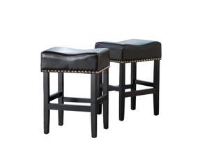 Trent Home 26" Counter Stool in Black (Set of 2) Trent Home 26" Counter Stool in Black (Set of 2)