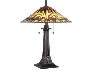 Quoizel Alcott Table Lamp in Valiant Bronze Quoizel Alcott Table Lamp in Valiant Bronze