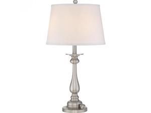 Quoizel Vivid Table Lamp in Brushed Nickel Quoizel Vivid Table Lamp in Brushed Nickel