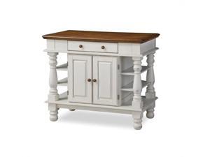 Home Styles Americana Antiqued White Kitchen Island - 5094-94 Home Styles Americana Antiqued White Kitchen Island - 5094-94