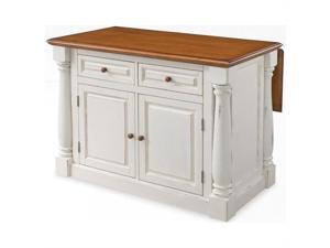 Home Styles Monarch Antiqued White Kitchen Island - 5020-94 Home Styles Monarch Antiqued White Kitchen Island - 5020-94