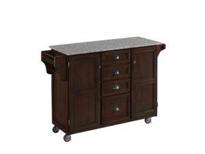 Home Styles Country Comfort Kitchen Cart in Aged Bourbon Home Styles Country Comfort Kitchen Cart in Aged Bourbon