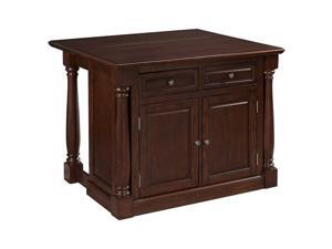 Home Styles Monarch Kitchen Island with Wood Top in Cherry Home Styles Monarch Kitchen Island with Wood Top in Cherry