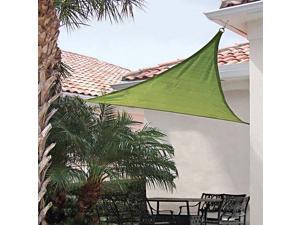 ShelterLogic ShadeLogic 16' Triangle Sun Shade Sail in Lime Green ShelterLogic ShadeLogic 16' Triangle Sun Shade Sail in Lime Green