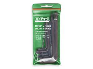 Torx Key Set, T6 - T45, L-Shaped, Short Torx Key Set, T6 - T45, L-Shaped, Short