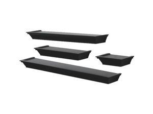 4pc Black Dec Ledge Set 0139-BK4 4pc Black Dec Ledge Set 0139-BK4