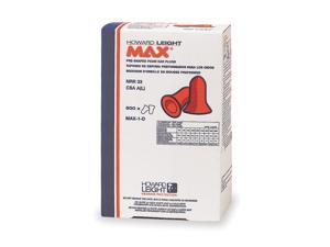HOWARD LEIGHT BY HONEYWELL Ear Plugs, 33dB, W/o Cord, Univ, PK500 MAX-1-D HOWARD LEIGHT BY HONEYWELL Ear Plugs, 33dB, W/o Cord, Univ, PK500 MAX-1-D