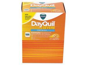 Cold & Flu Caplets, Daytime, Severe Cold & Flu, 25 Packs/Box BXDXSV25 Cold & Flu Caplets, Daytime, Severe Cold & Flu, 25 Packs/Box BXDXSV25