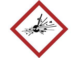 BRADY Label, GHS Explosive, Paper, 16/Sheet 118870 BRADY Label, GHS Explosive, Paper, 16/Sheet 118870