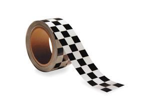 BRADY Reflective Marking Tape, Checkered, Roll, 2" x 30 ft., 1 EA 78136 BRADY Reflective Marking Tape, Checkered, Roll, 2" x 30 ft., 1 EA 78136