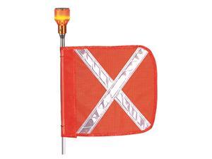 Warning Whip with Reflective X Flag, Checkers Industrial Prod Inc, FS8XL Warning Whip with Reflective X Flag, Checkers Industrial Prod Inc, FS8XL