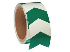 Green/Phosphorescent Glow-in-the-Dark Marking Tape, Brady, 909712"W Green/Phosphorescent Glow-in-the-Dark Marking Tape, Brady, 909712"W