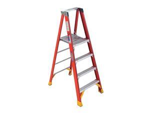 Werner 26-7/8 in. Fiberglass Platform Stepladder , P6204 Werner 26-7/8 in. Fiberglass Platform Stepladder , P6204