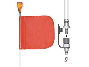 CHECKERS INDUSTRIAL PROD INC FS6L-QD-O Warning Whip,6 ft.,Includes Flag CHECKERS INDUSTRIAL PROD INC FS6L-QD-O Warning Whip,6 ft.,Includes Flag