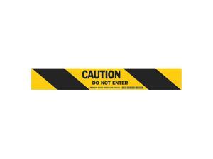 Black on Yellow Removable Marking Tape, Brady, 1210732"W Black on Yellow Removable Marking Tape, Brady, 1210732"W