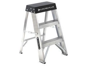 LOUISVILLE 2 ft. 300 lb. Load Capacity Aluminum Stepladder AS3002 LOUISVILLE 2 ft. 300 lb. Load Capacity Aluminum Stepladder AS3002