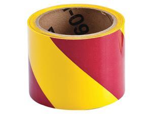 Magenta/Yellow Safety Warning Tape, Brady, 553143"W Magenta/Yellow Safety Warning Tape, Brady, 553143"W
