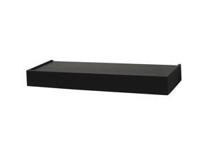 Knape & Vogt 24" Black Floating Shelf 0140-24BK Knape & Vogt 24" Black Floating Shelf 0140-24BK