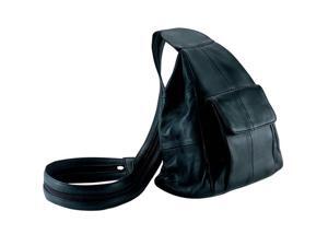 Embassy LUPURSE17 Solid Genuine Leather Hobo Sling/Backpack Purse Embassy LUPURSE17 Solid Genuine Leather Hobo Sling/Backpack Purse