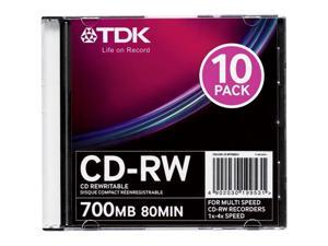 Imation 48013 CD Rewritable Media - CD-RW - 4x - 700 MB - 10 Pack Slim Jewel Case Imation 48013 CD Rewritable Media - CD-RW - 4x - 700 MB - 10 Pack Slim Jewel Case