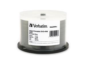 Verbatim DVD+RW 4.7GB 4X DataLifePlus White Inkjet Printable - 50pk Spindle model 95213 Verbatim DVD+RW 4.7GB 4X DataLifePlus White Inkjet Printable - 50pk Spindle model 95213