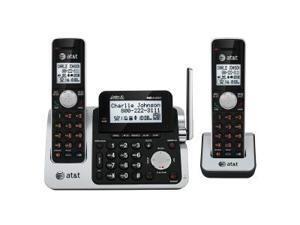 AT&T CL83201 Cordless Phone - DECT - Silver, Black - 2 EA/CT AT&T CL83201 Cordless Phone - DECT - Silver, Black - 2 EA/CT