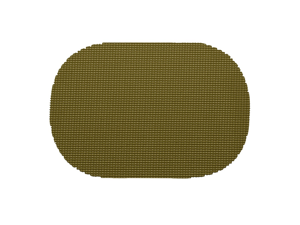 Fishnet Moss Oval Placemat Dz. Fishnet Moss Oval Placemat Dz.