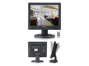 SECURITYMAN SM-1580 PROFESSIONAL 15" LCD CCTV COLOR MONITOR WITH SPEAKER SECURITYMAN SM-1580 PROFESSIONAL 15" LCD CCTV COLOR MONITOR WITH SPEAKER