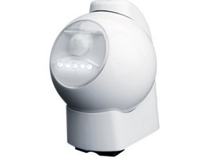 Maxsa 40231 Battery-Powered Motion-Activated LED Outdoor Light, White Maxsa 40231 Battery-Powered Motion-Activated LED Outdoor Light, White