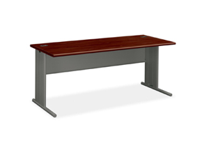 HON 66591NS StationMaster 66000 Series Desk 72" W x 29.5" D x 29.5" H - Radius Edge - Metal - Charcoal, Laminate, Mahogany HON 66591NS StationMaster 66000 Series Desk 72" W x 29.5" D x 29.5" H - Radius Edge - Metal - Charcoal, Laminate, Mahogany