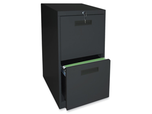 Mobile Pedestal Recessed Pull F/F 15"x22-7/8"x28" Black Mobile Pedestal Recessed Pull F/F 15"x22-7/8"x28" Black