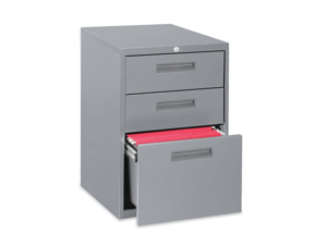 Mobile Pedestal B/B/F Recessed Pull 15"x22"x27-3/4" Lt Gray Mobile Pedestal B/B/F Recessed Pull 15"x22"x27-3/4" Lt Gray