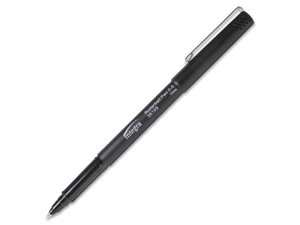Rollerball Pen w/ Metal Clip .5mm Point Black Barrel/Ink Rollerball Pen w/ Metal Clip .5mm Point Black Barrel/Ink