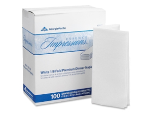 Georgia-Pacific Essence Impression Dinner Napkin 4 BX/CT Georgia-Pacific Essence Impression Dinner Napkin 4 BX/CT