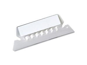 Hanging File Folder Tabs 1/5 Tab Two Inch Clear Tab/White Insert 25/Pack Hanging File Folder Tabs 1/5 Tab Two Inch Clear Tab/White Insert 25/Pack