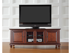 Crosley Cambridge 60" Low Profile TV Stand in Vintage Mahogany Crosley Cambridge 60" Low Profile TV Stand in Vintage Mahogany