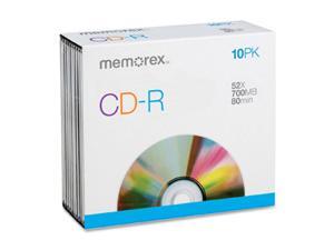 Memorex 04514 CD-R w/ Slim Jewel Case 52x 700MB/80 Min 10/PK Memorex 04514 CD-R w/ Slim Jewel Case 52x 700MB/80 Min 10/PK