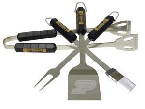 Bsi Products 61033 4 Pc Bbq Set - Purdue Boilermakers Bsi Products 61033 4 Pc Bbq Set - Purdue Boilermakers