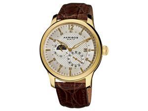 Akribos Automatic Multi-Function Gold-Tone Mens Watch AK537YG Akribos Automatic Multi-Function Gold-Tone Mens Watch AK537YG