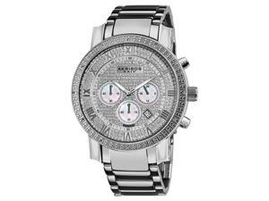 Akribos XXIV Men's Diamond-Accented Stainless Steel Chronograph Watch Akribos XXIV Men's Diamond-Accented Stainless Steel Chronograph Watch
