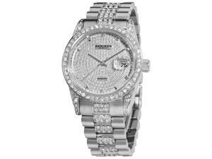 Akribos XXIV Men's Diamond Quartz Bracelet Watch Akribos XXIV Men's Diamond Quartz Bracelet Watch